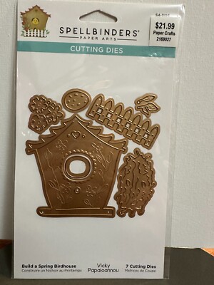 Spellbinders Cutting Dies ~ Build a Spring Birdhouse  ~ P3