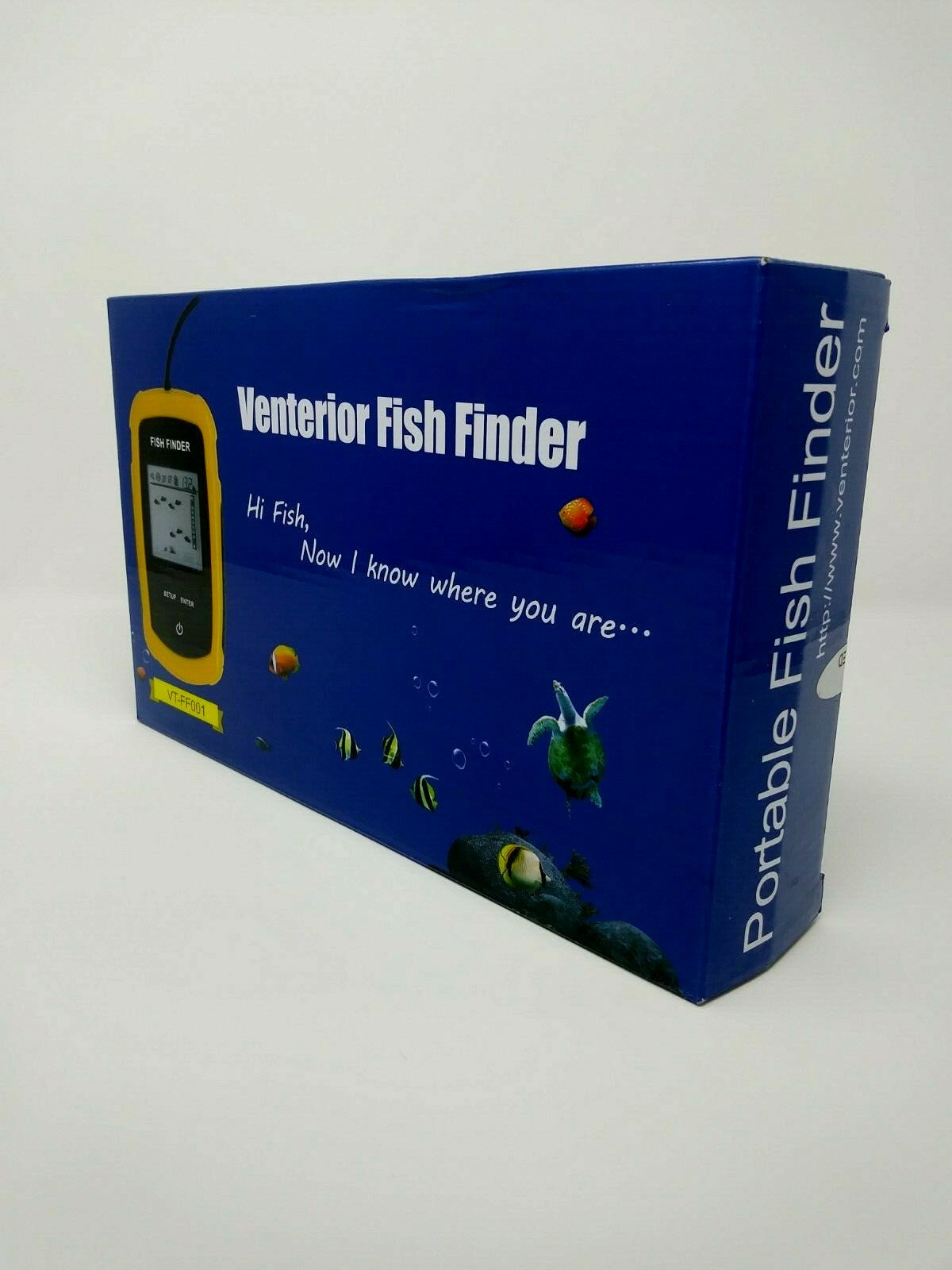 New Venterior VT-FF001 Portable Fish Finder Fishfinder with Wired Sonar Sensor