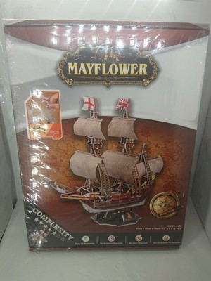 Mayflower Ship 3D Puzzle Model Size 43 X 16 X 39 cm 111 Pieces