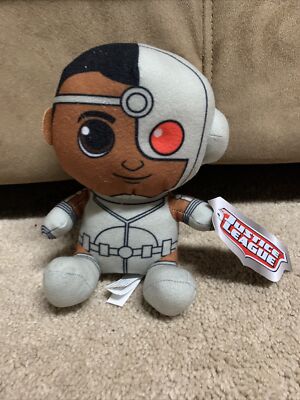 DC Justice League Cyborg Plush Stuffed  Animal Toy Figure 9'' 1/2   Collectable 