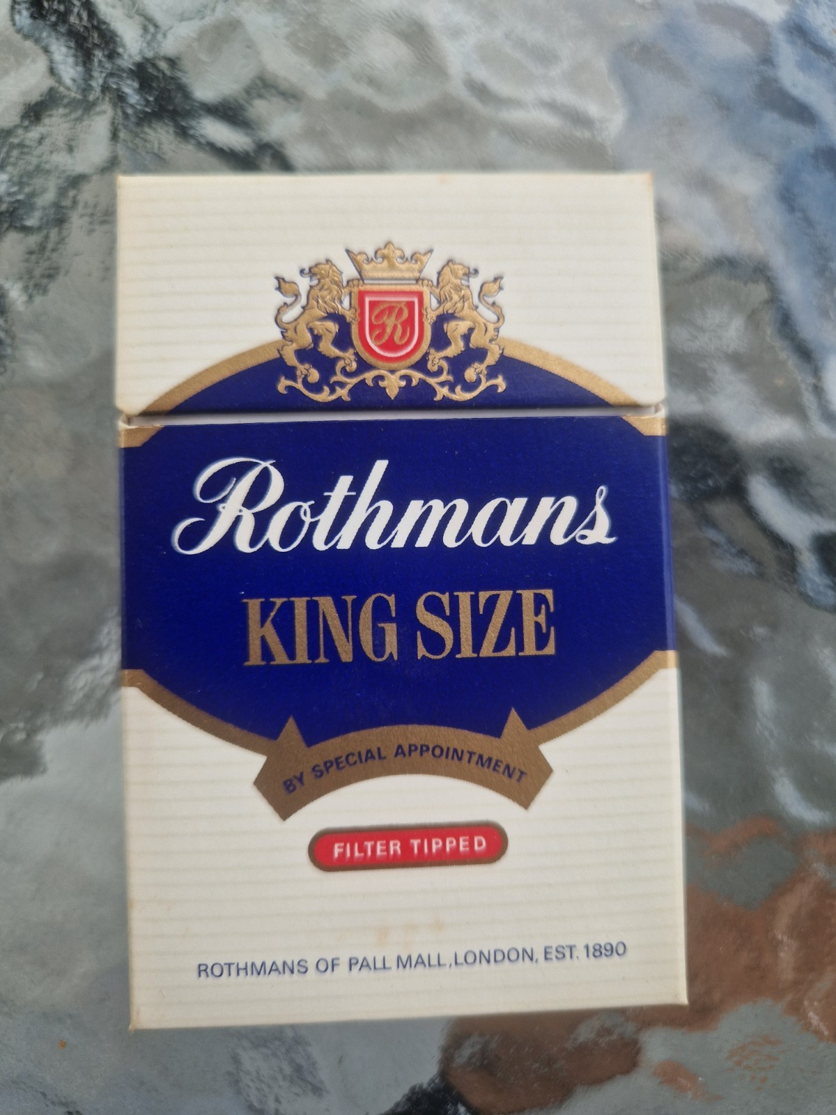 PACCHETTO SIGARETTE VUOTO OLD CIGARETTES PACKET EMPTY-     ROTHMANS   -SS