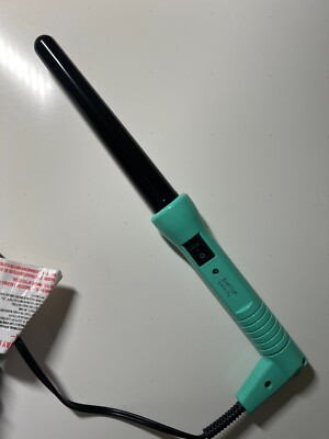Bella Beauty Heat Style Ceramic Professional 1'' Curling Iron in Turquoise