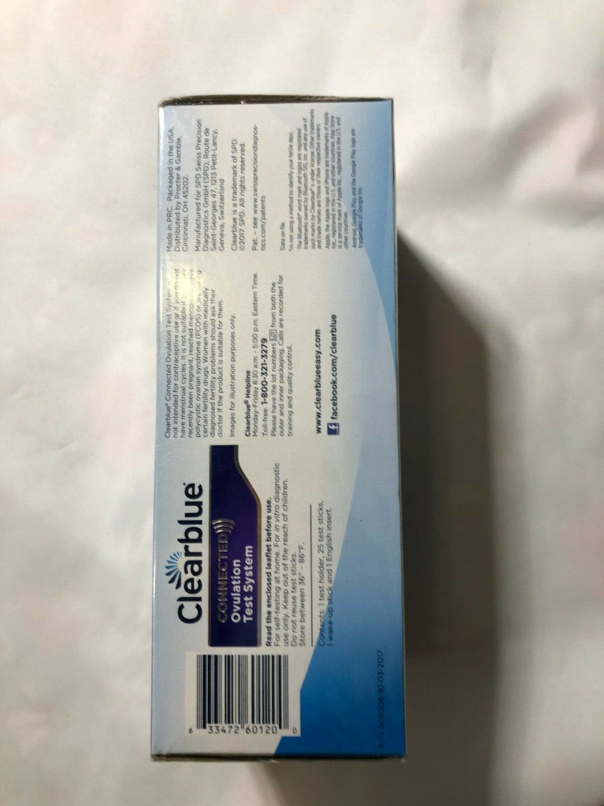 Clearblue Connected Ovulation Test System with Bluetooth 25 Tests Exp. 07/2019