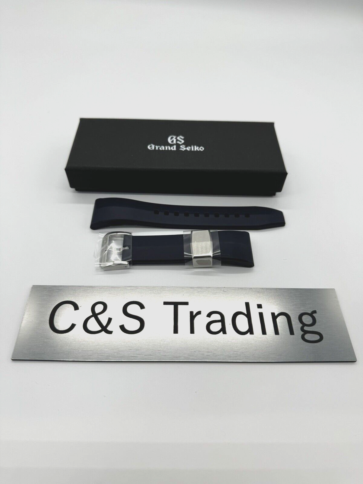 【開店記念セール！】 Rubber Seiko Grand Belt Limited Novelty 23mm Navy strap ファッション雑貨