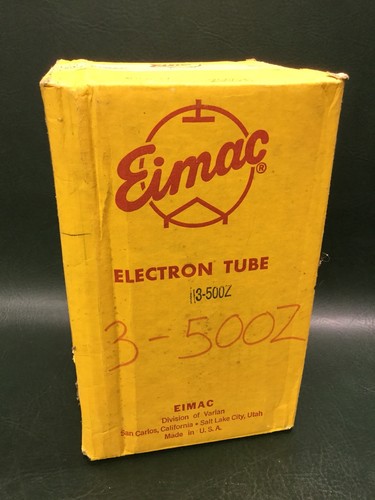Eimac 3-500Z Electron Tube w/ Original Box ~ NOS