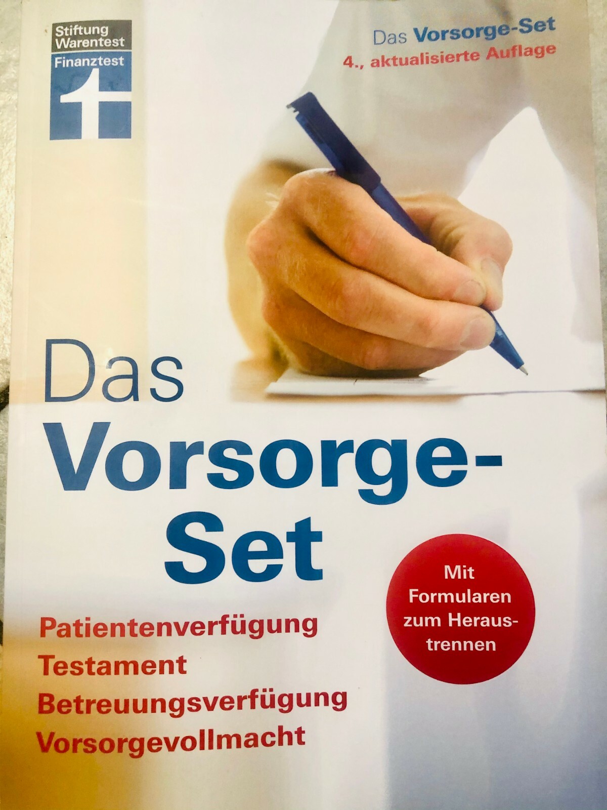 Das Vorsorge-Set- Patienten Betreuung Vorsorge Testament - aktuellste Auflag NEU