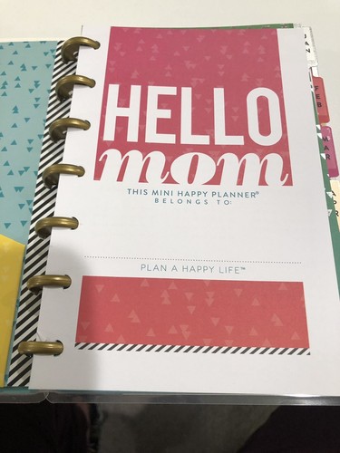 Happy Planner 12-Month Undated Mini Planner 5.125