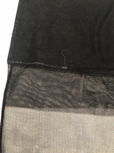 Vintage Style Seamed Shell Heel And Barefoot Stockings