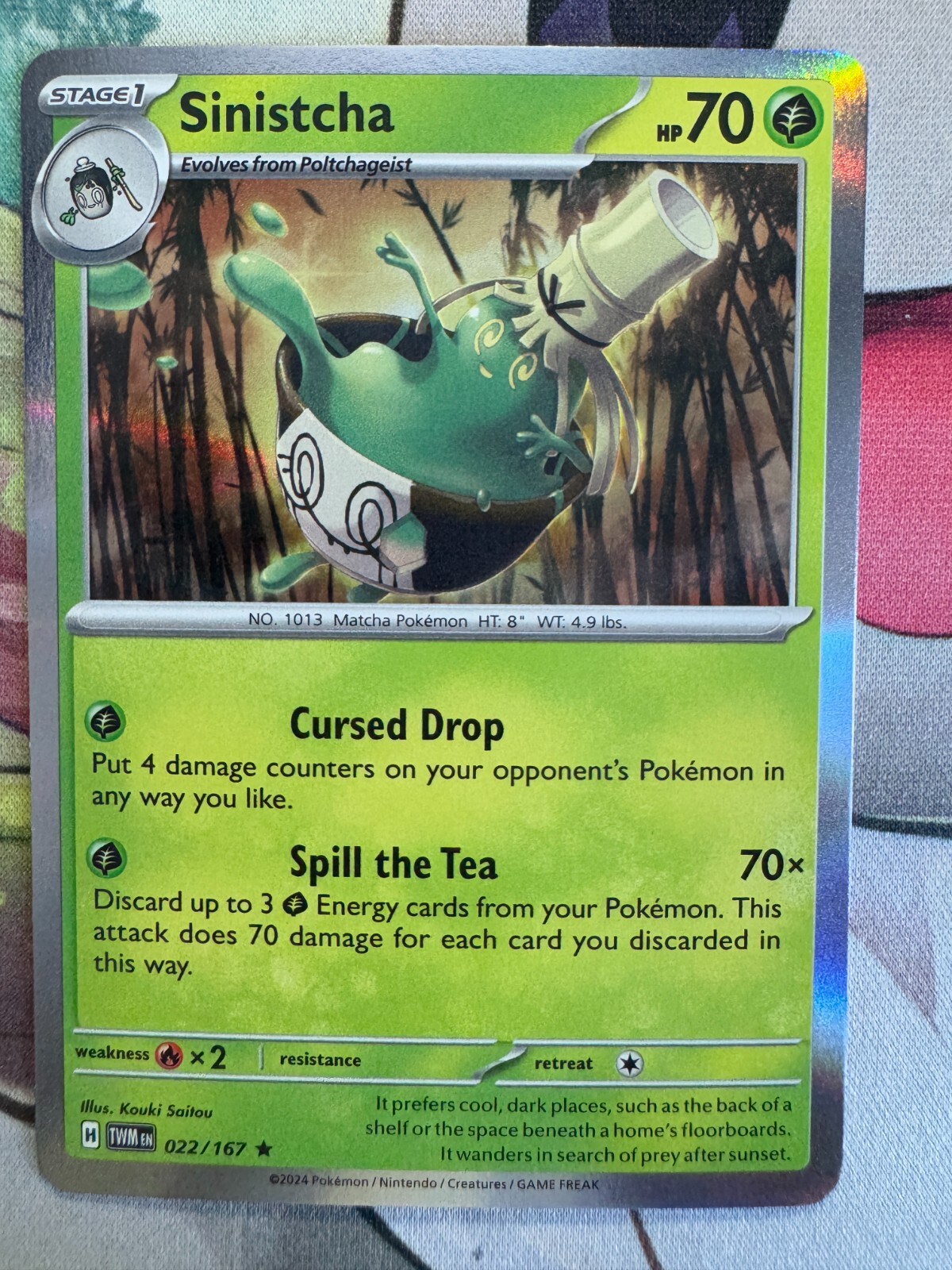 Sinistcha Holo English Pokemon TCG BKBC372 | eBay