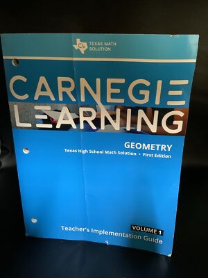 Carnegie Learning High School Math Solution Geometry Volume 1 Teacher Guide