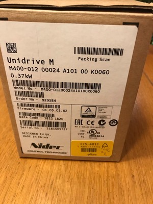 Nidec Control Techniques Unidrive M400 (0.37kw 3-Phase Inverter Drive / 175-4011
