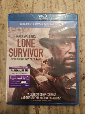 Lone Survivor (Blu-Ray, 2014) Mark Wahlberg - New