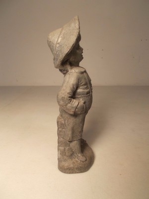 Antique Boy Finial  Figurine Statute not Round Oak Stove