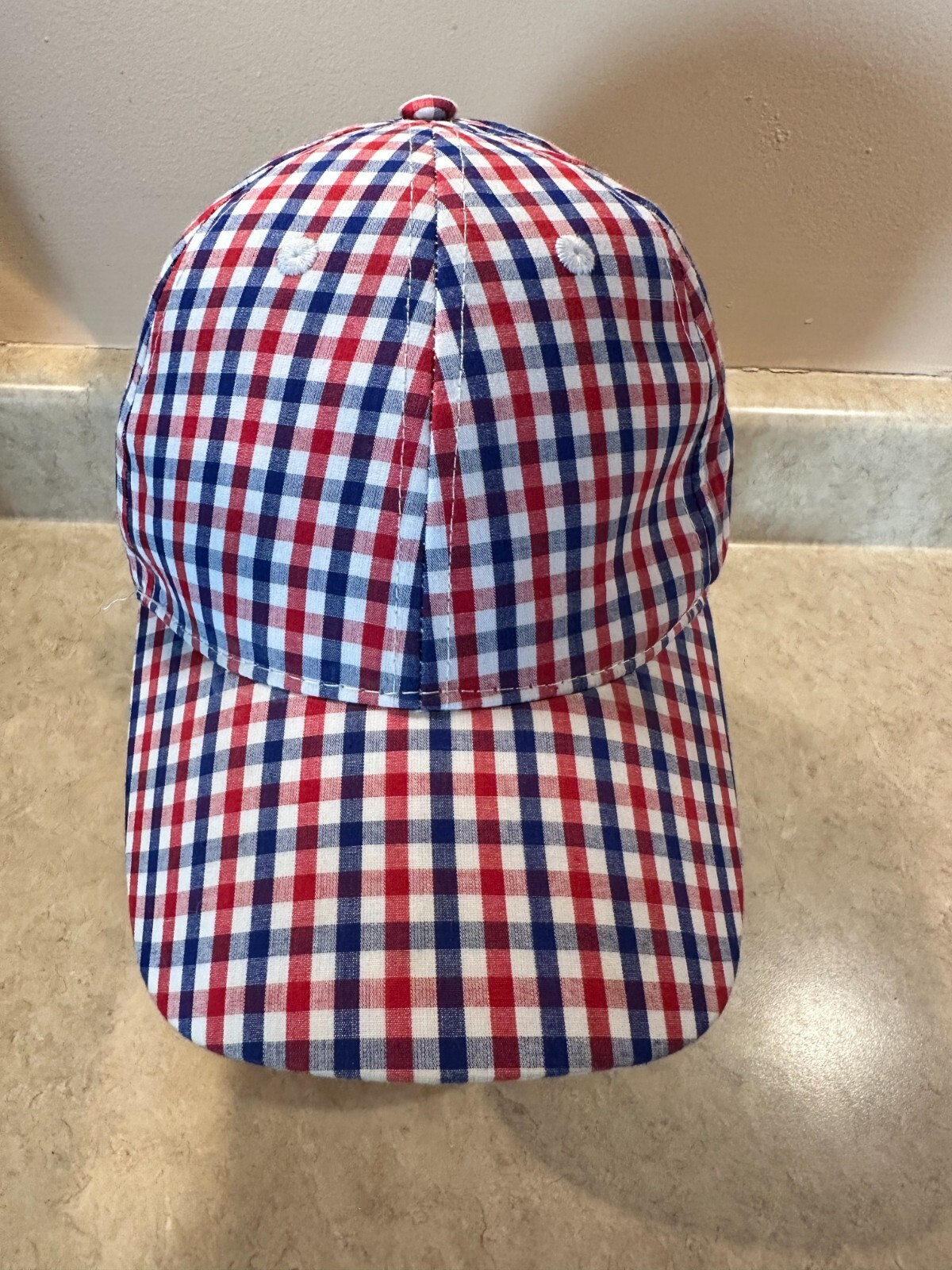 帽子 beautiful b.E Hat (Blue Plaid / White) b.Eautiful