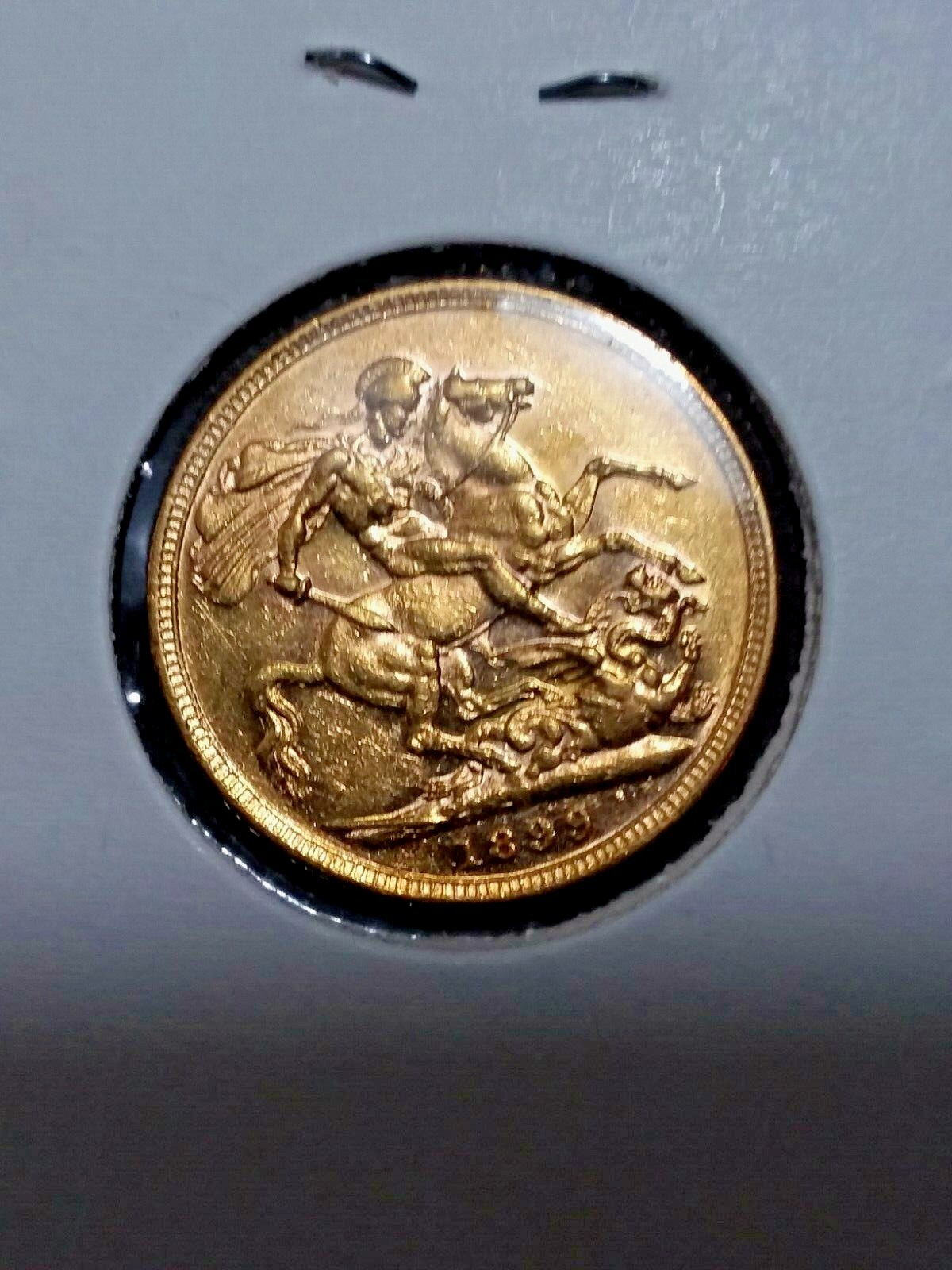 1899-M GOLD SOVEREIGN VICTORIA COIN