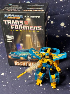 Transformers Nightbeat Collectors Club TFCC botcon 100% complete