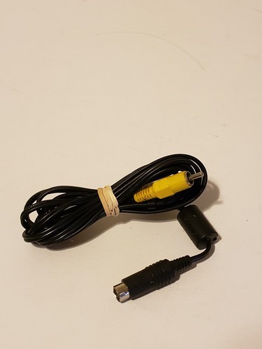 AV Cable Cord Sega Genesis 2 & 3  (A/V Audio Video) 6FT. (9-pin) MK-1631 EUC