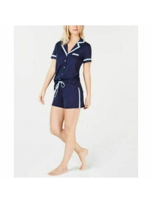 

ALFANI Intimates Темно-синие однотонные штаны для сна Размер, Navy