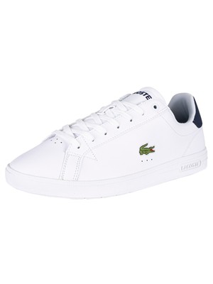 

Мужские кожаные кроссовки Lacoste Graduate Pro 222 1 SMA, белые, Белый, 744SMA0014042