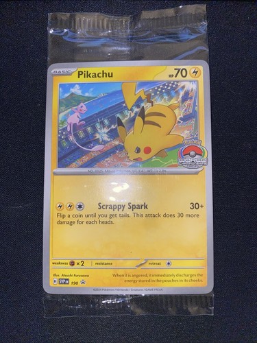 Pikachu ピカチュウワールド アメリカ PROMO Pikachu 190 Sv: Scarlet & Violet Promo Cards Regular for