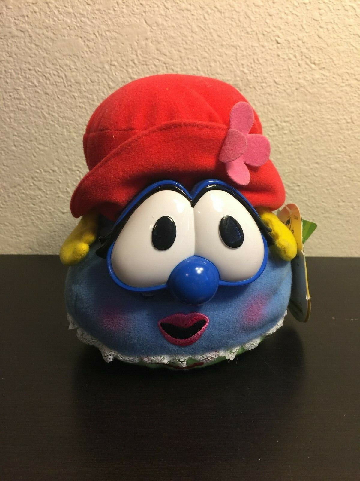 Rare VeggieTales Madame Blueberry Plush Fisher Price 2000 with Tag