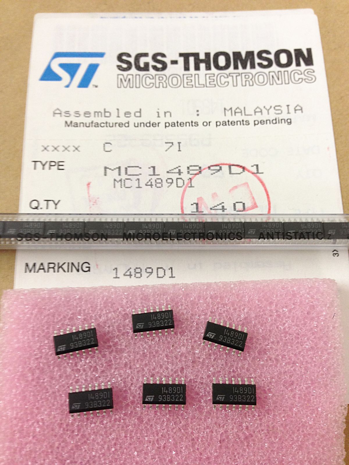 1 Stück / 1 piece MKI48Z18 B10 ZEROPOWER SRAM (8K x 8) -40°+