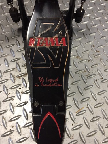 Tama Power Glide Limited Edition Double Bass Pedal Black & Red Good Condition