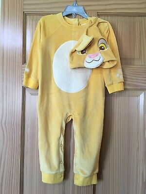 NWT Disney Store Simba Baby Costume Romper The Lion King Many sizes