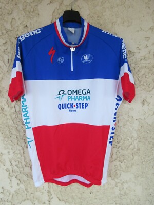 Maillot cycliste OMEGA PHARMA QUICK STEP Sylvain CHAVANEL 2013 shirt Vermarc XL