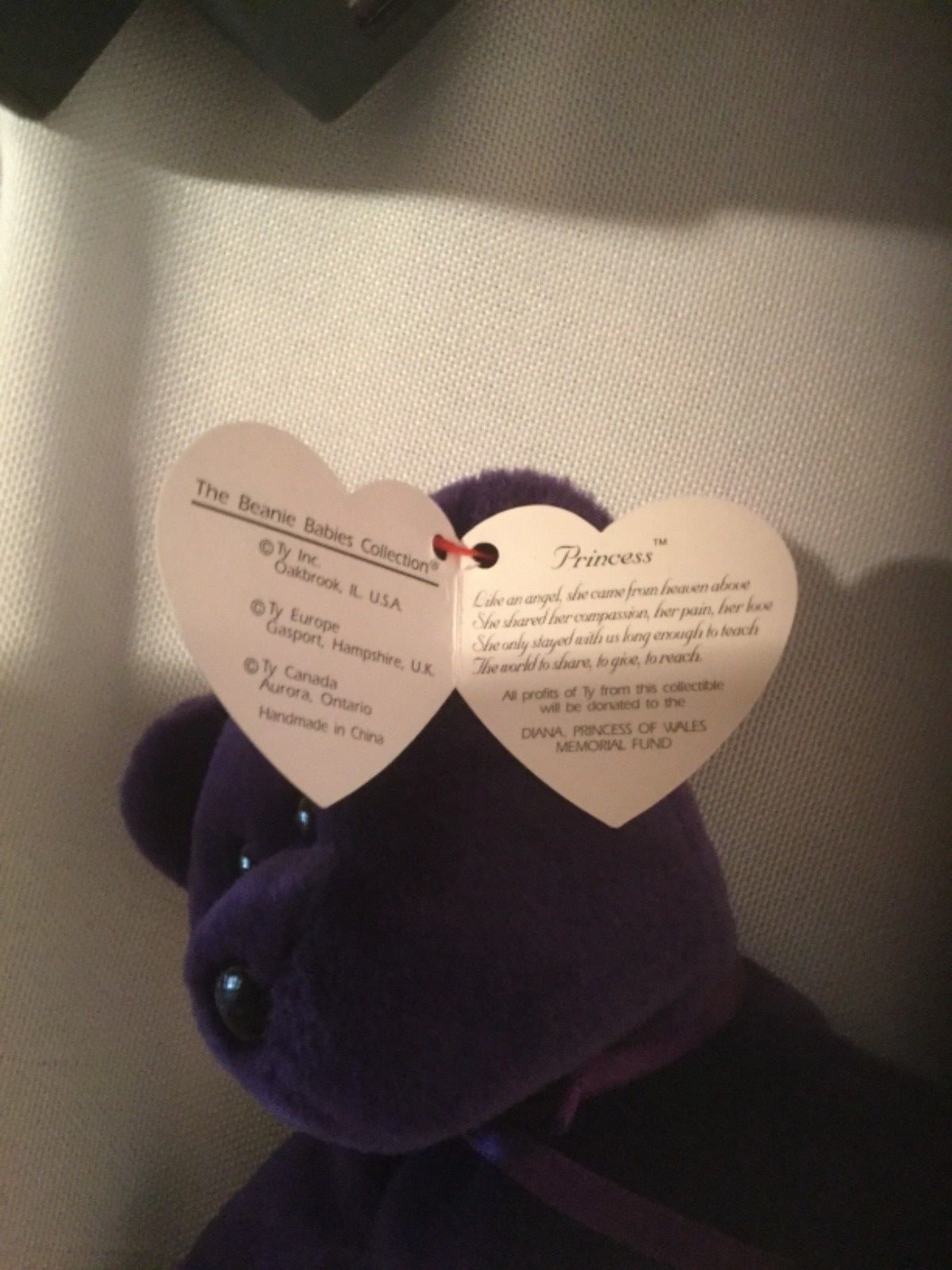 Princess Diana 1997 Beanie Baby