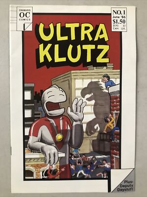 Ultra Klutz #1 Onward Comics 1986 Jeff Nicholson Brad Foster Vintage Indie