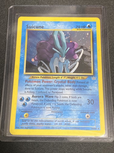 Suicune, Neo Revelation 14/64, ポケモンカード Suicune 1st Edition 14/64 - Neo Revalations Pokemon Card