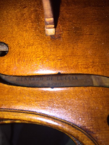 Rare, Gennaro De Luccia Violin, Italy, 1931
