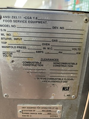 Vulcan Stainless Steel Propane Gas Fryer 2GRS35 - LPG