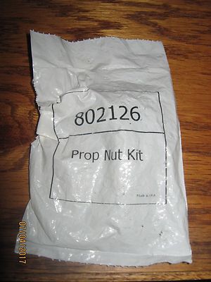 New OEM Quicksilver Mercury Marine Prop Nut Kit Part # 802126 FREE SHIPPING