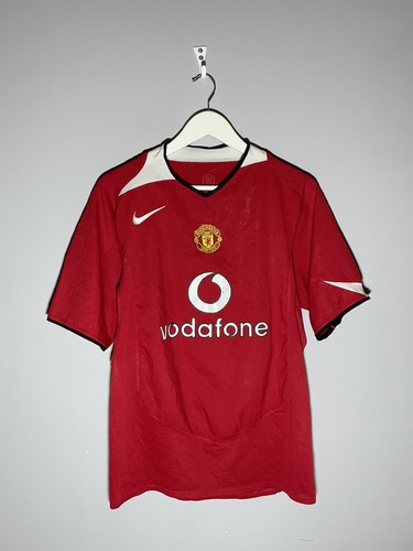 ウェア 00s 90s nike Manchester United Uniform MANCHESTER UNITED 2002 2004 HOME VINTAGE FOOTBALL SHIRT