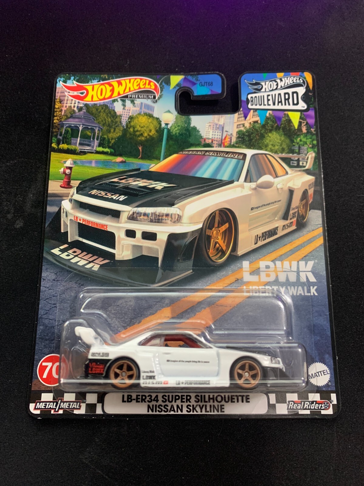 Hot Wheels Boulevard 2023 R34 Skyline LB-ER34 Super