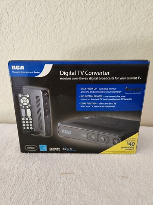 RCA DTA800 Digital TV Converter Digital-To-Analog - Complete Set 