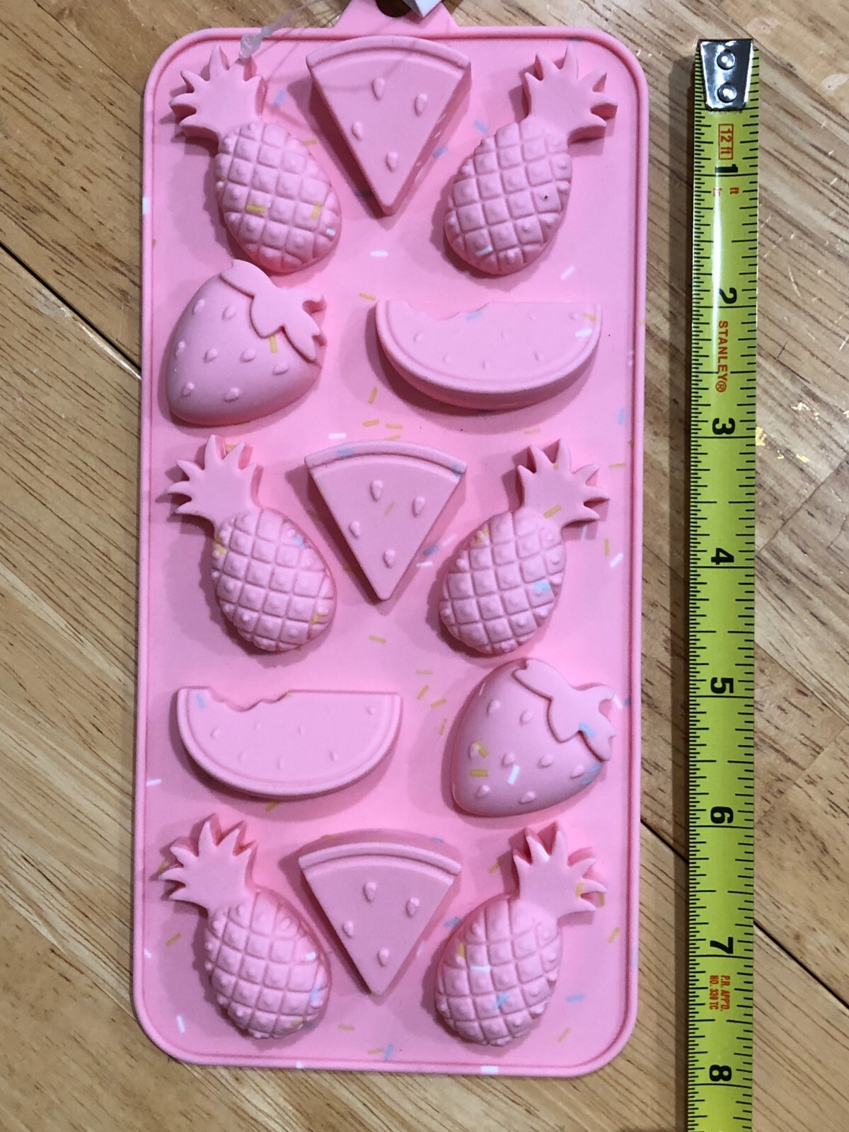 STIR brand CANDY silicone MOLD watermelon pineapple makes 13 shapes 1.25" NEW