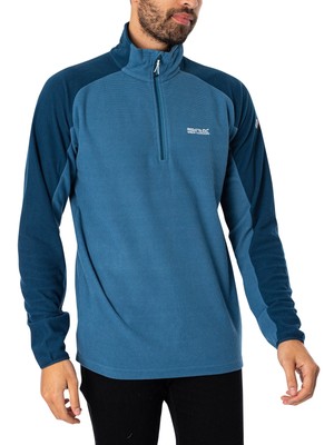 

Мужская толстовка Regatta Elson II на молнии 1/4, синяя, Синий