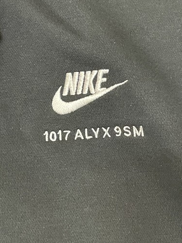 Pre-owned Nike X 1017 Alyx 9sm Matthew M. Williams Hoodie Sweatshirt Black Size Xl