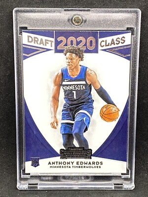 Anthony Edwards RARE ROOKIE RC PANINI 2020 DRAFT CLASS  SP INVESTMENT CARD MVP
