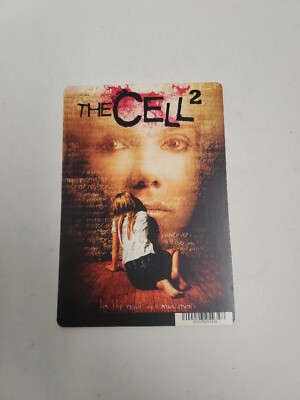The Cell 2 BLOCKBUSTER SHELF DVD BACKER CARD ONLY 5.5''X8''