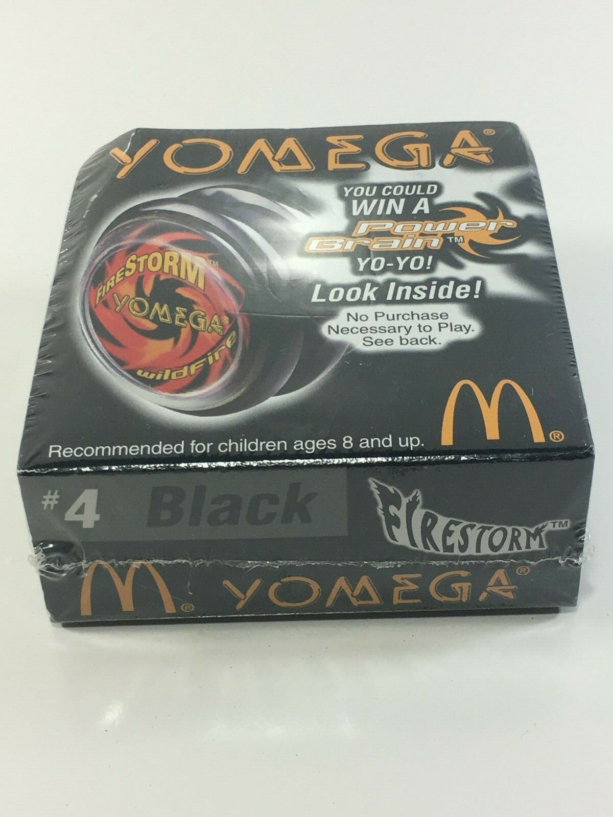McDonalds 2000 Firestorm Yomega Firestorm WildFire YO-YO #4 Black NEW
