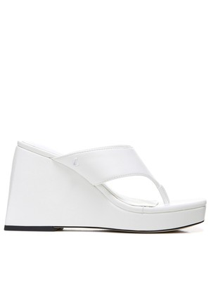 

CIRCUS NY Женские белые 1-дюймовые босоножки без застежек на танкетке Moira на платформе 1 дюйм, Белый, I1087S1