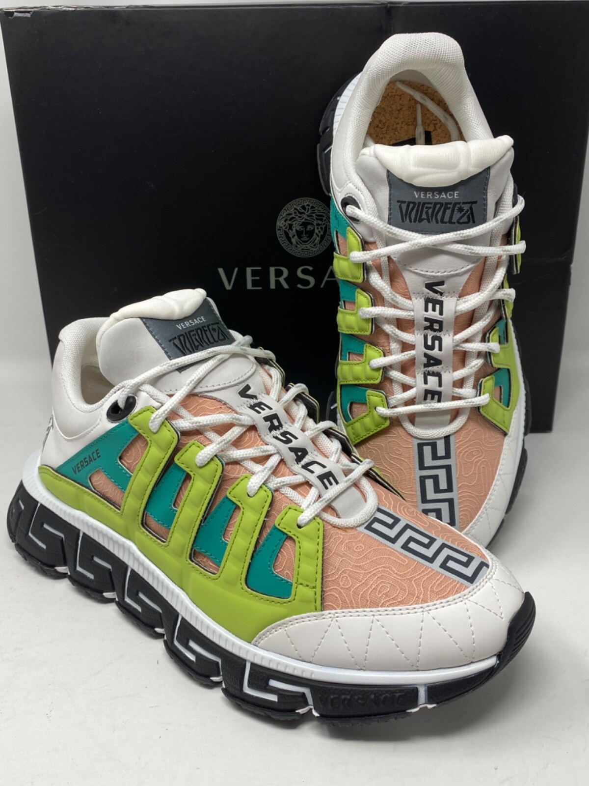 スニーカー Versace DSU8094 1A07985 TRIGRECA Sneakers Trigreca Sneakers Black | VERSACE US