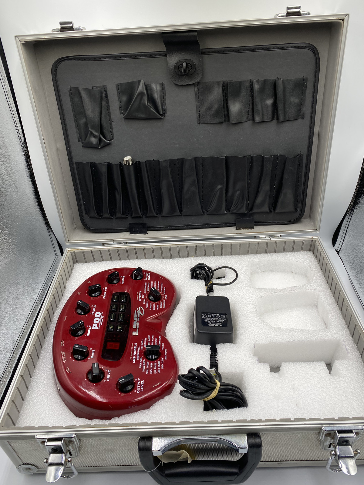 Line 6 Pod Version 2 - Guitar Direct Box With Case And Power * FAST SHIPPING *