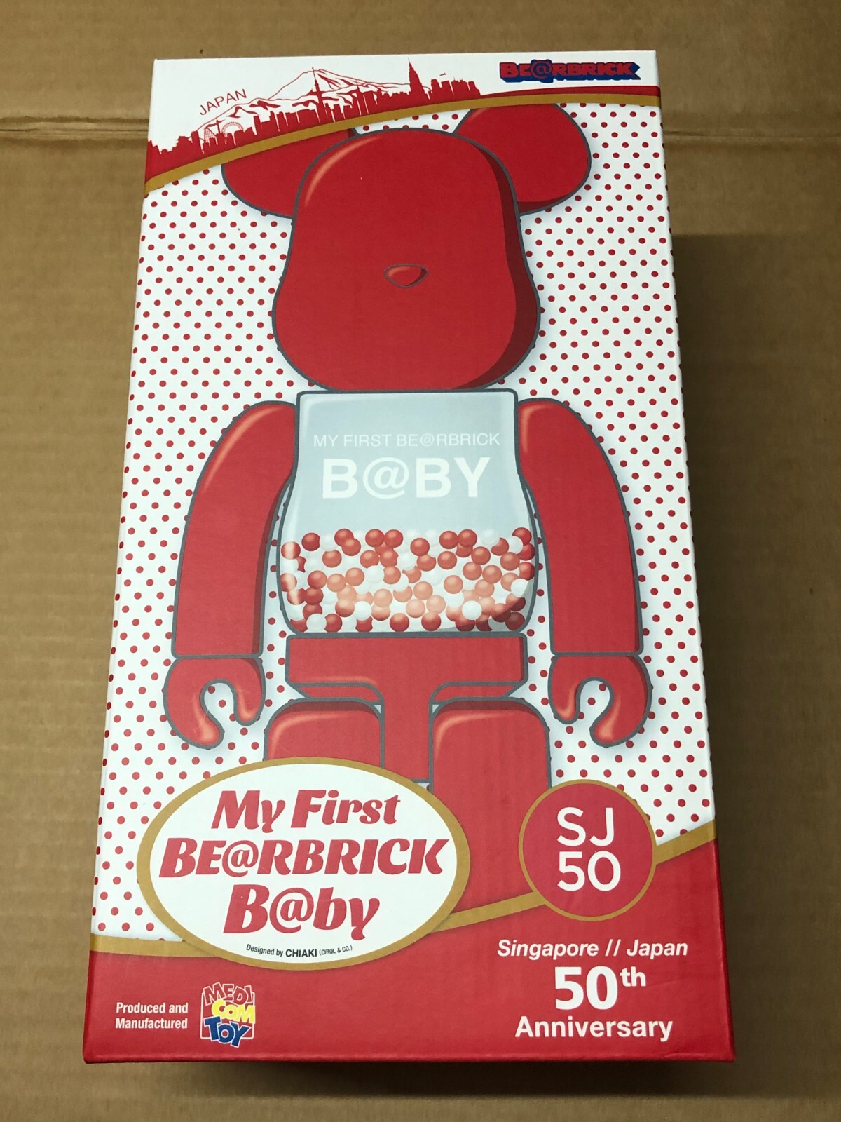 Medicom Bearbrick Be@rbrick 2016 My First Baby Red SJ50 400 Medicom Bearbrick Be@rbrick 2016 My First Baby Red SJ50 400