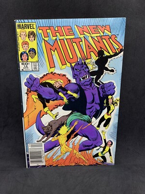 THE NEW MUTANTS 14 NEWSSTAND 1st Appearance Illyana As Magik MARVEL 1984
