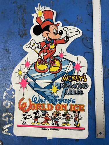 Vintage 1988 Walt Disney Mickey's Diamond Jubilee World On